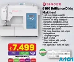 SİNGER 6160 BRİLLİANCE DİKİŞ MAKİNESİ